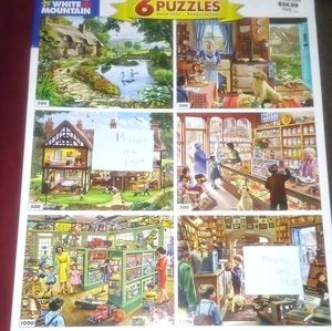 Multi pack of White Mountain puzzles